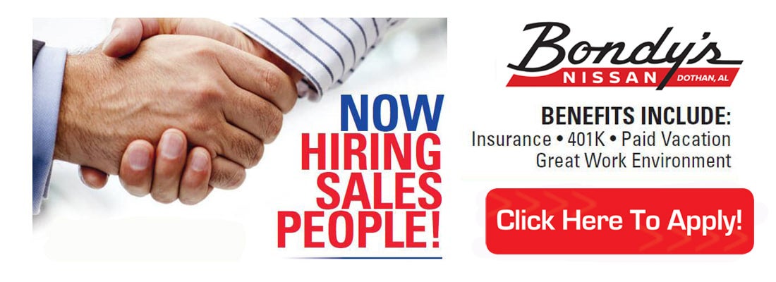 Sales job in Dothan Alabama, Car Sales position, now hiring