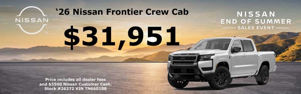 Nissan Frontier on sale