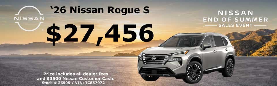 Nissan Rogue on sale