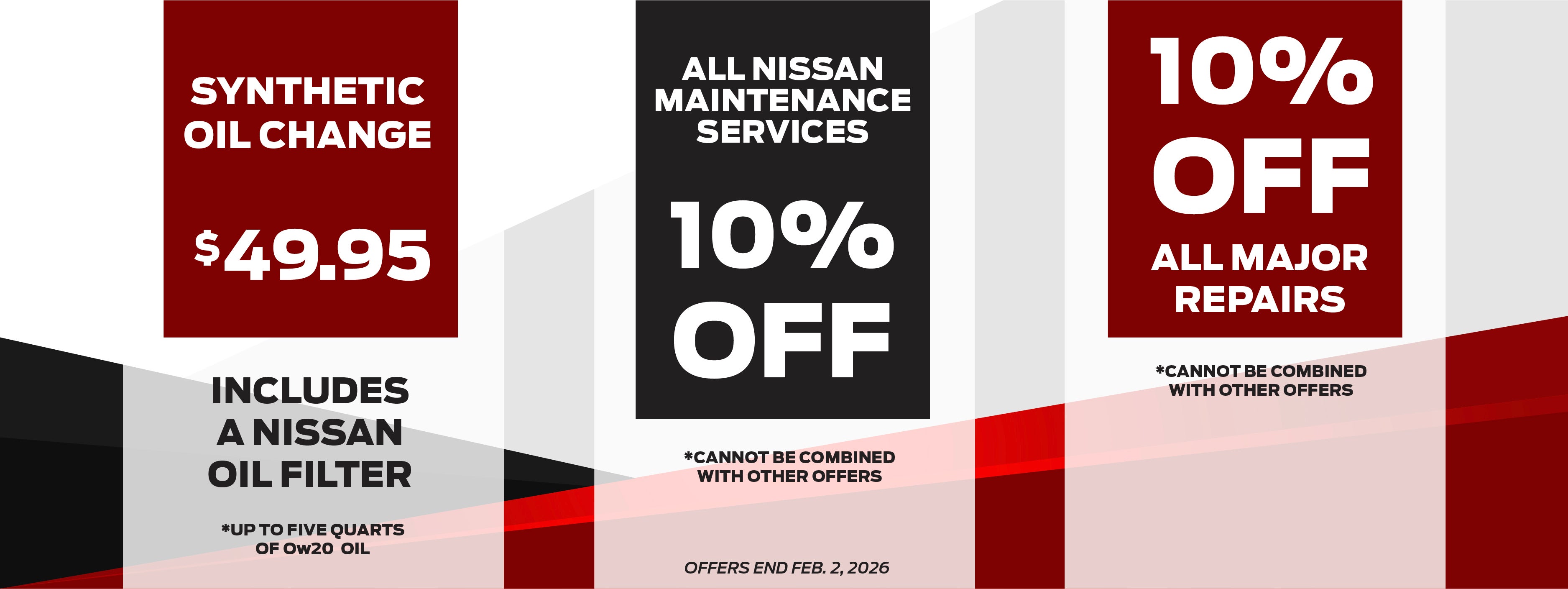 Bondy's Nissan January Service 