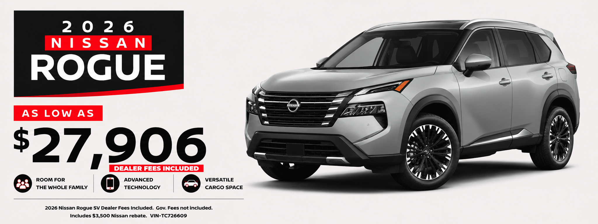 Nissan Rogue Sale, Dothan Nissan, Rogue is a great SUV!